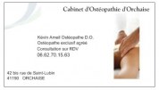 LOGO Cabinet d'Ostéopathie d'Orchaise